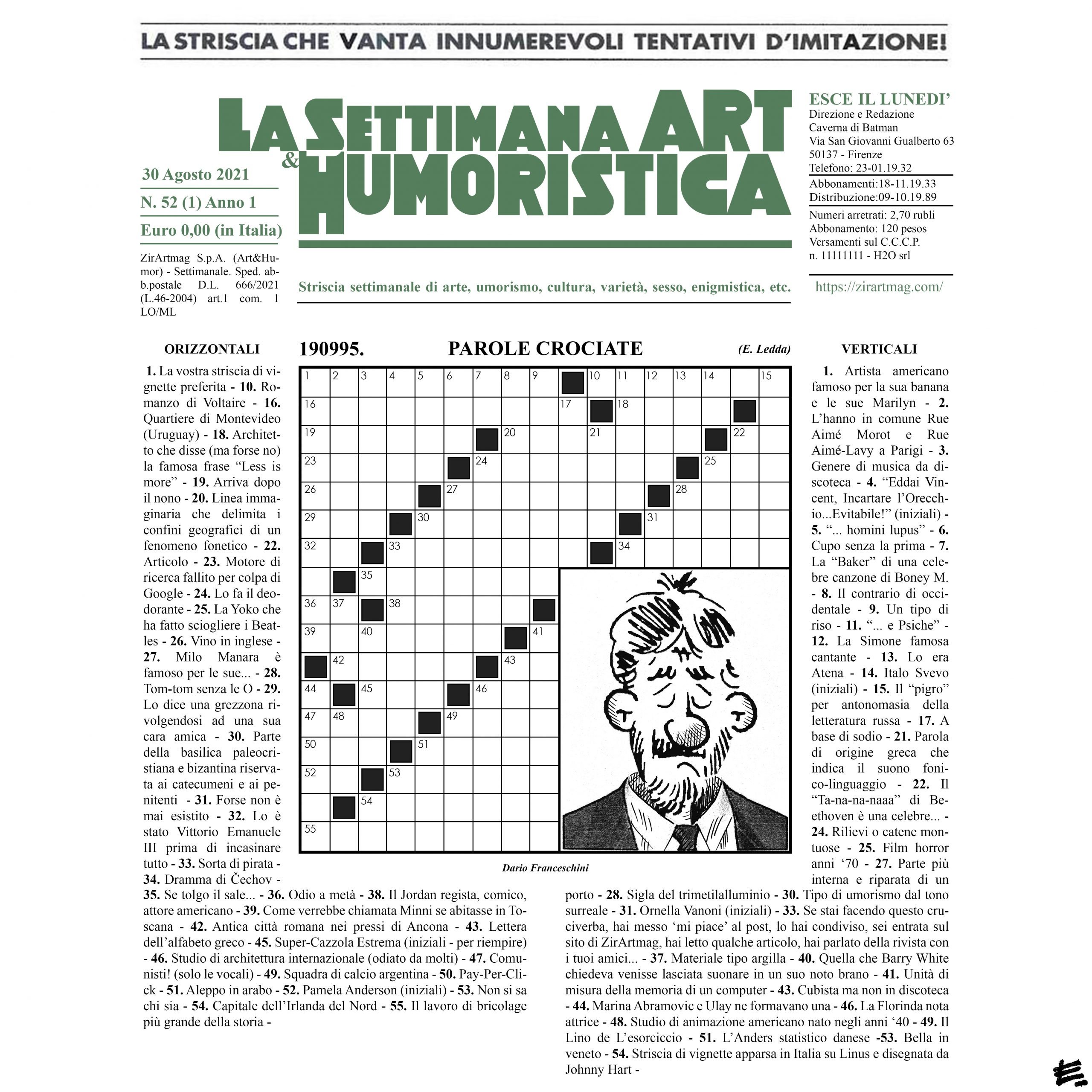 “La Settimana Art Humoristica” | Enrico Ledda